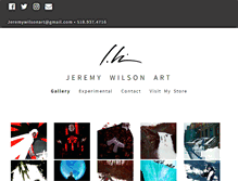 Tablet Screenshot of jeremywilsonart.com